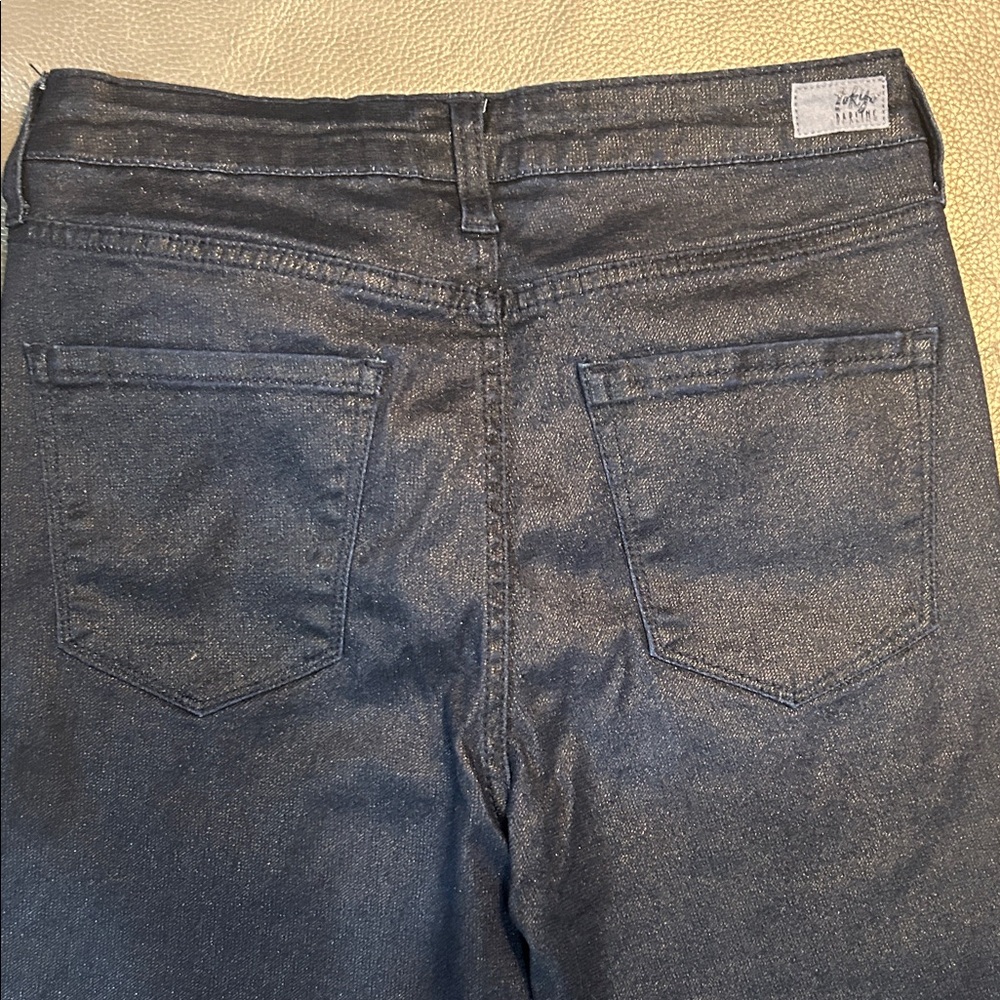 Tokyo Darling Dark Blue Sparkly Denim Jeans, size 4 NWOT - Picture 8 of 9